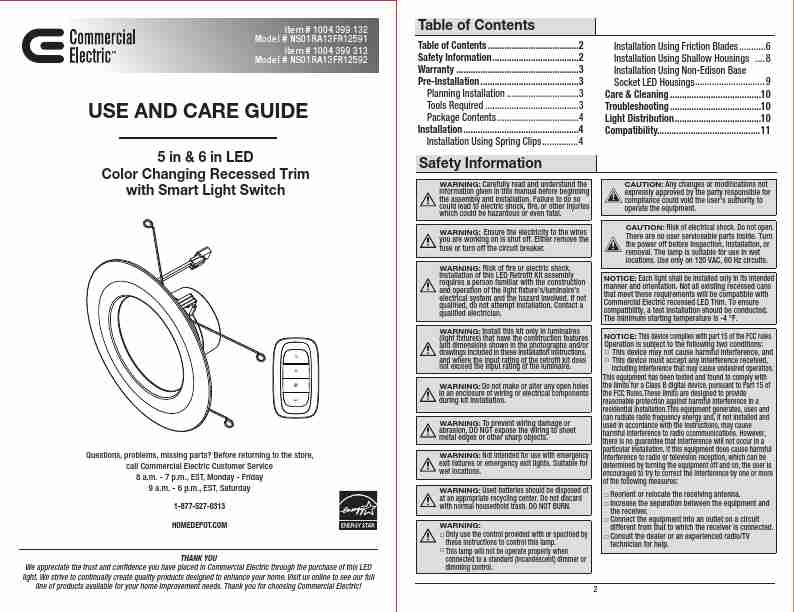 Commercial Electric Smart Led Downlight Manual-page_pdf